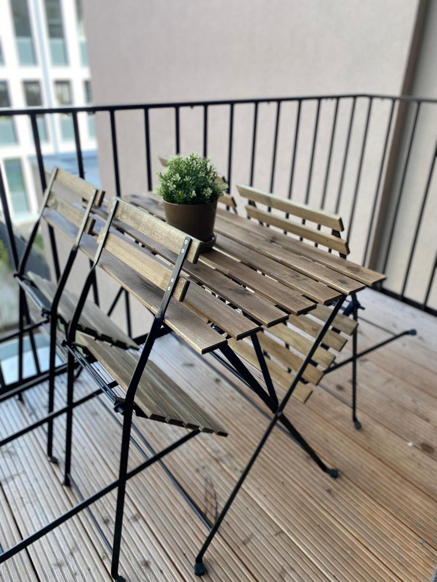 Eiwelhome - Stilvoll, Urban-Ruhig Schlafen, Bahnhofsnah, Balkon Érfurt Exterior foto